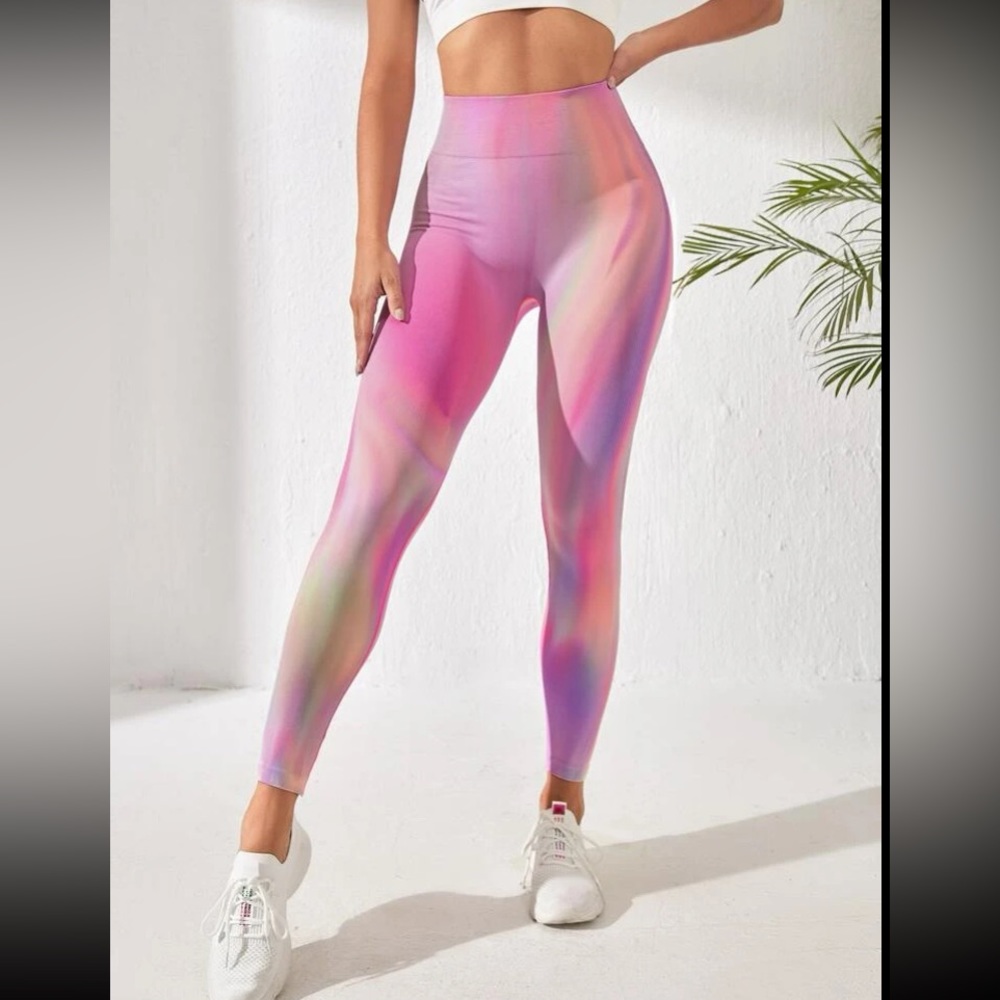 New Inventory 🏈Tie Dye Wideband Waist Sports Leggings🏈